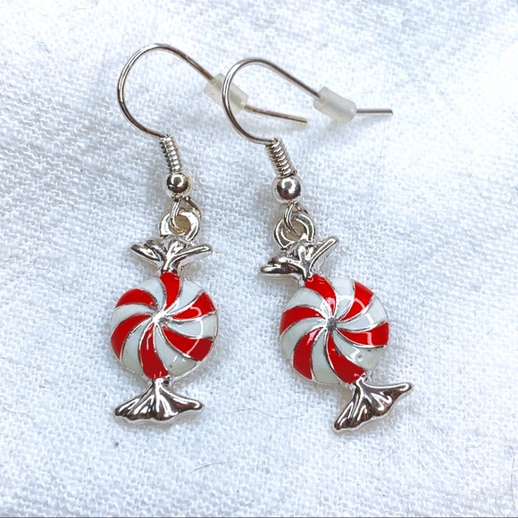 ❣️$25/3❣️ Love Candy Sliver Plated Dangle Earrings - Picture 3 of 8